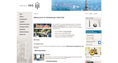 Desktop Screenshot of isg-hotel.de
